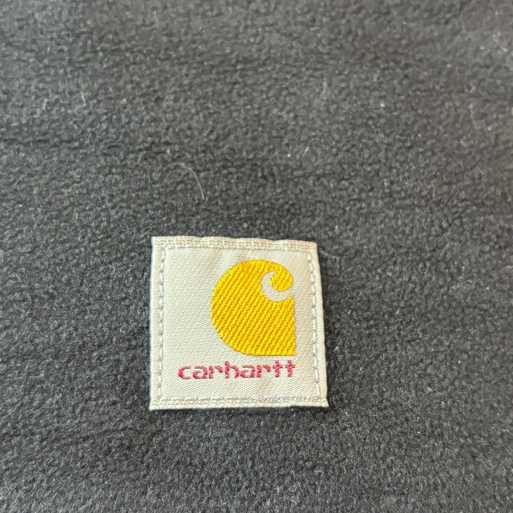 Carhartt Black Fleece Neck Gaiter Warmer UP0204U One Size OS Logo Patch
